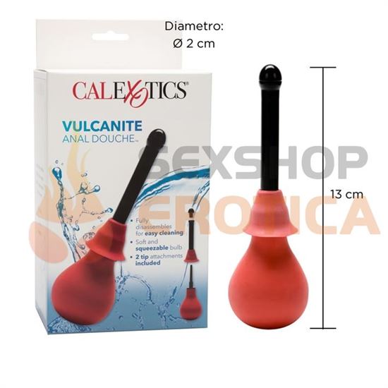 Vulcanite ducha anal con accesorio